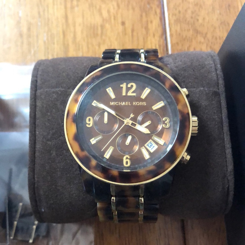 MK tortoise watch